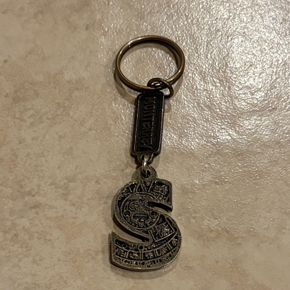 Letter “S” Monterrey Gold Keychain